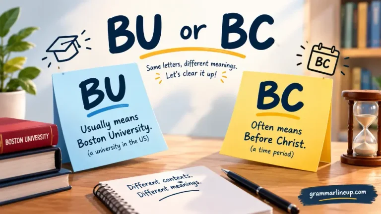 bu or bc