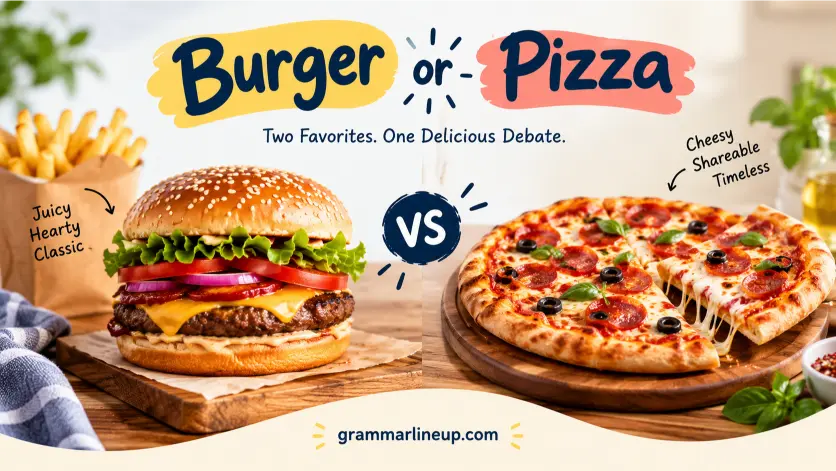 burger or pizza