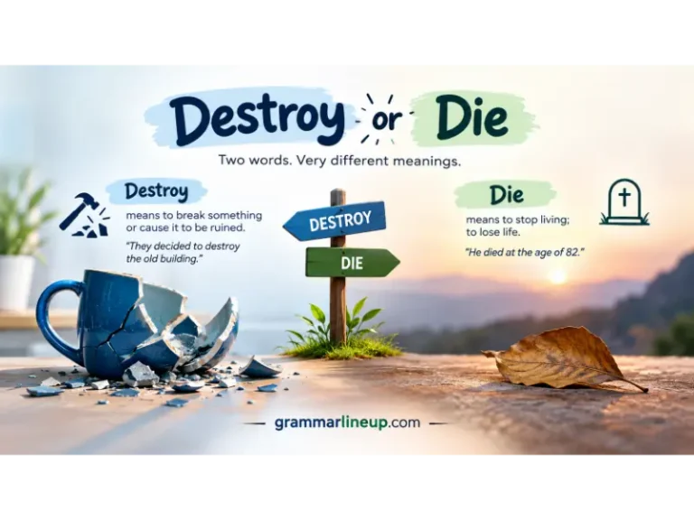 destroy or die