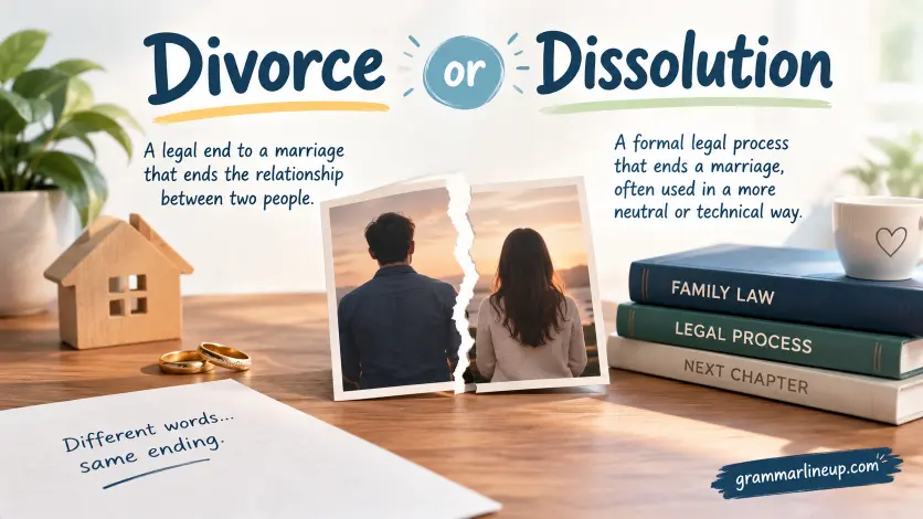 divorce or dissolution