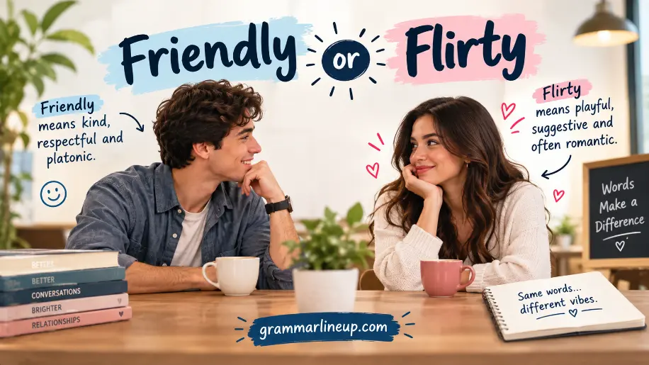 friendly or flirty