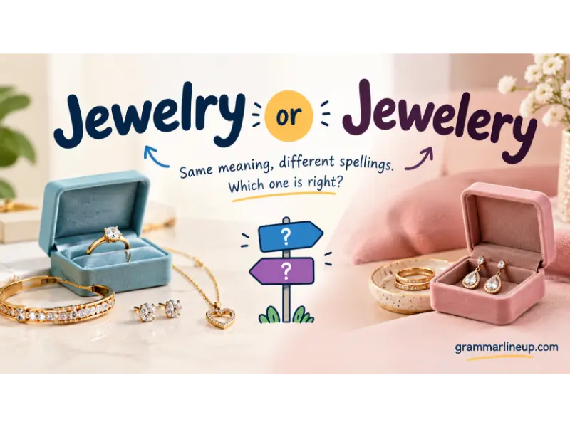 jewelry or jewelery