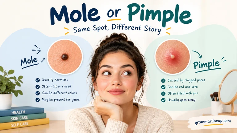 mole or pimple