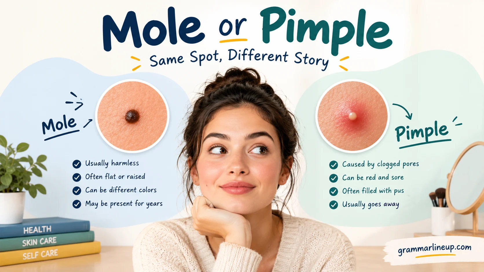 mole or pimple