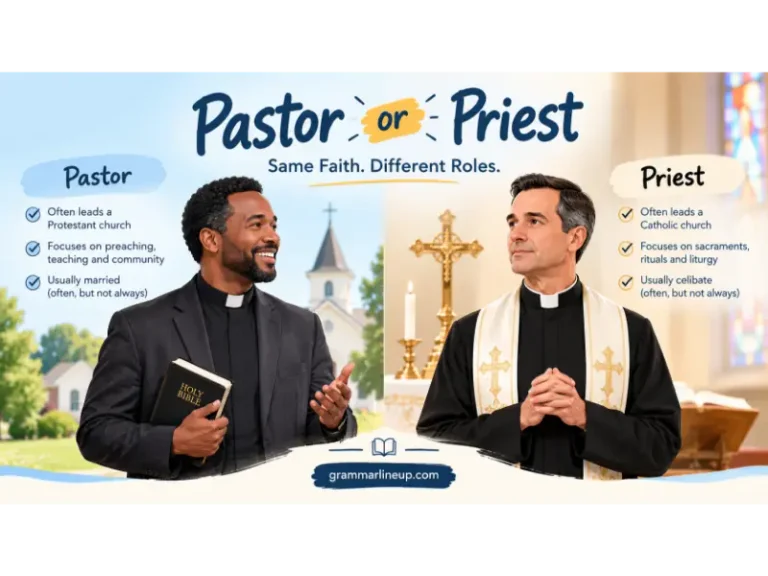 pastor or priest