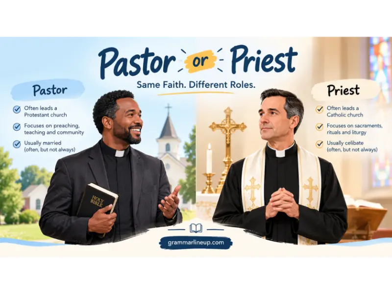 pastor or priest