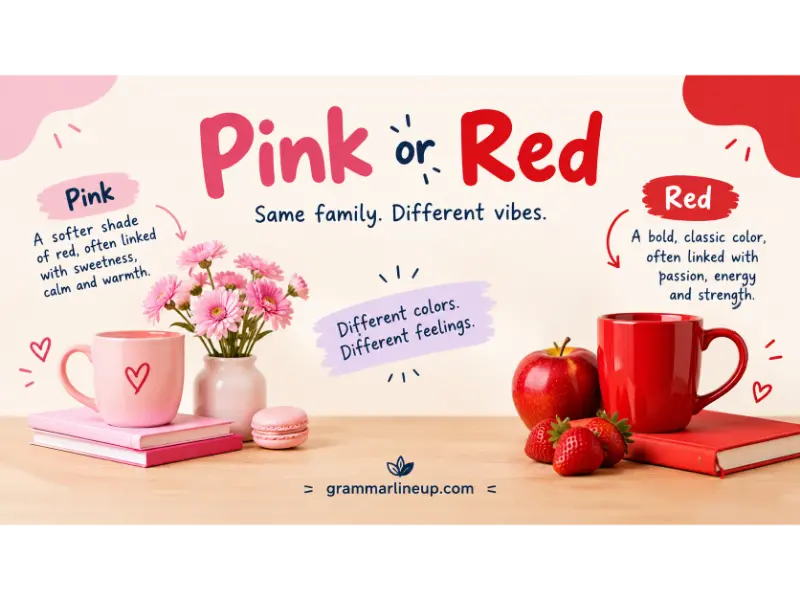 pink or red