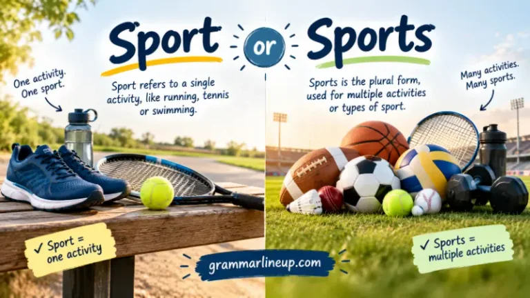 sport or sports