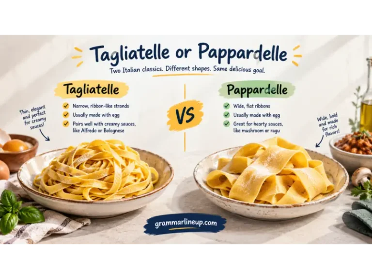 tagliatelle or pappardelle
